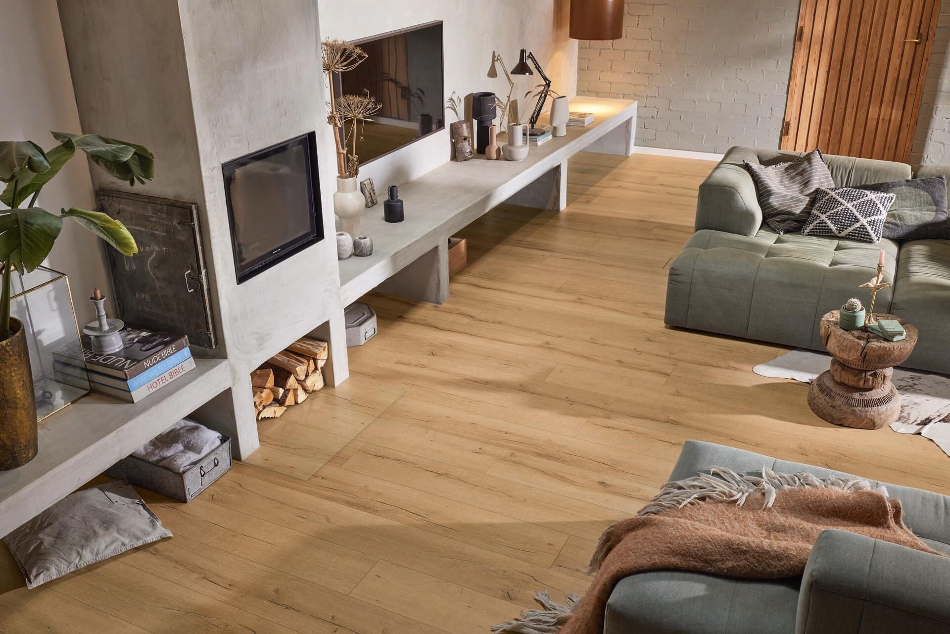 Roble madera vieja natural 7114 | Suelo de vinilo Meister Next DL 500 S