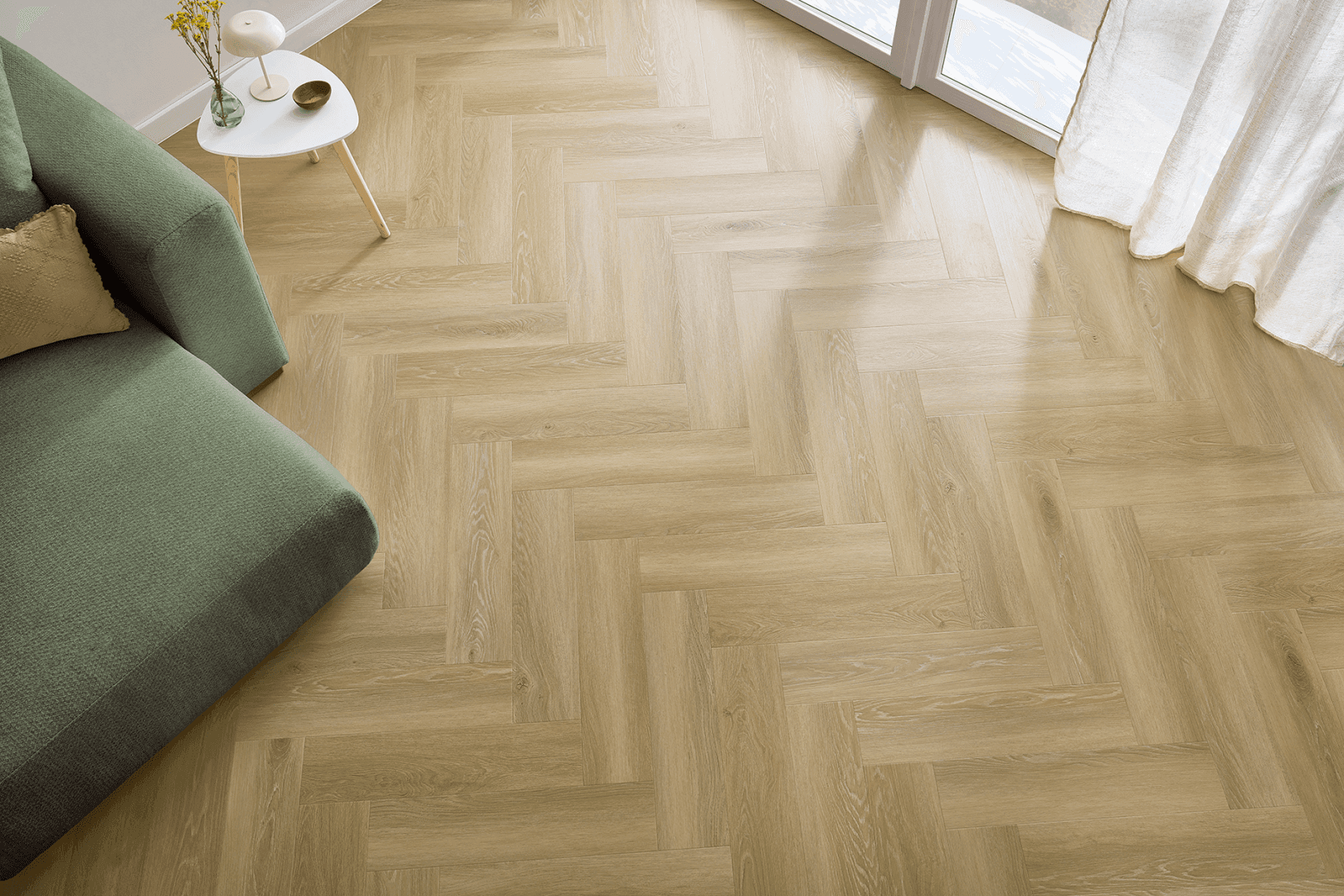 Suelo de vinilo Arbiton DB Amaron Herringbone - JOHANNES ROBLE - 2,5mm/0.55mm