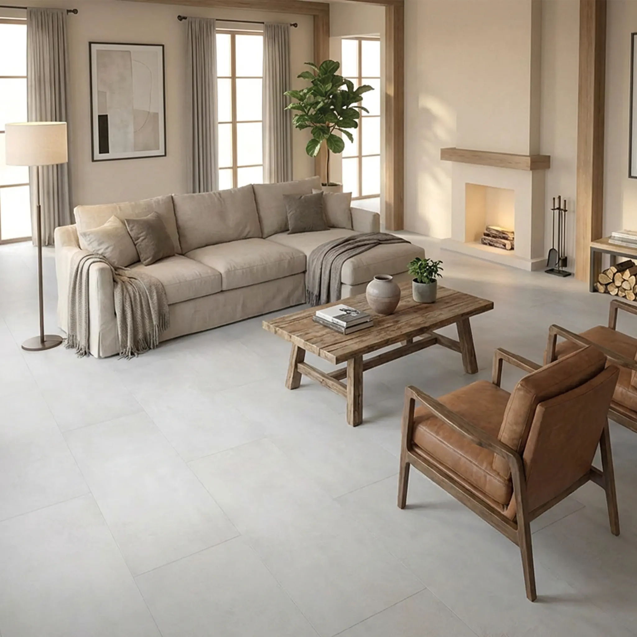 Óxido blanco - S181212 - Suelo laminado Faus Industry Tiles
